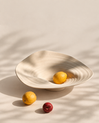 Sculptural Wave Ceramic Bowl