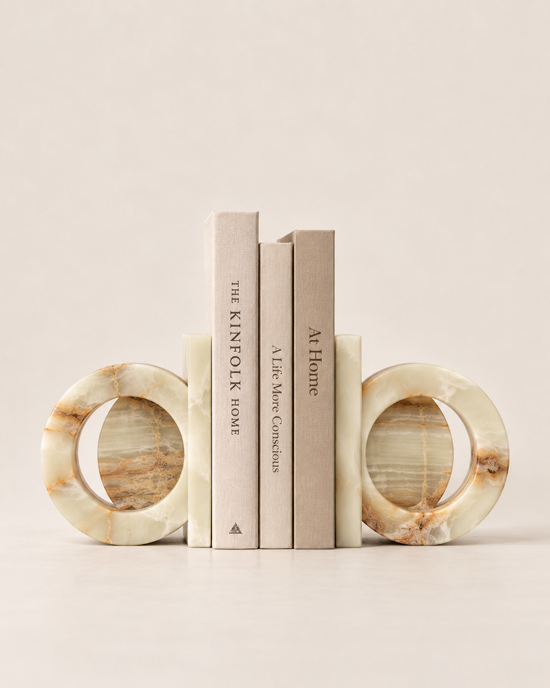 Sculptural Natural Jade Bookends