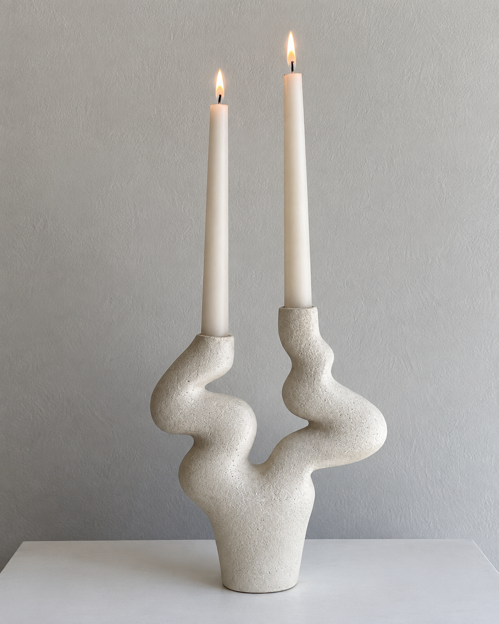 Sculptural Twisted Candle Holder