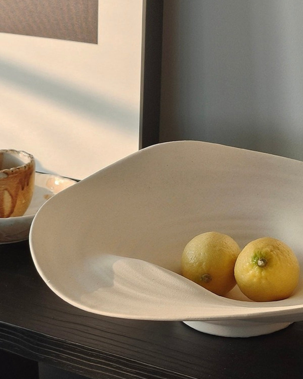 Sculptural Wave Ceramic Bowl