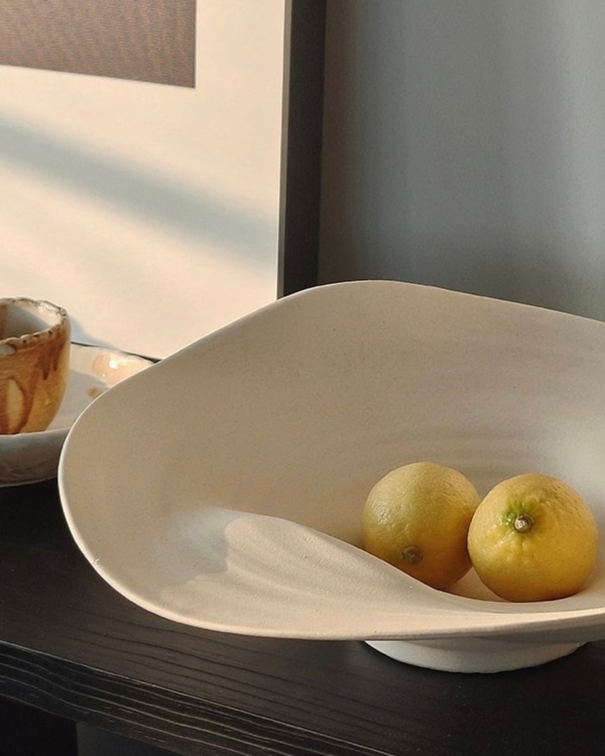 Sculptural Wave Ceramic Bowl